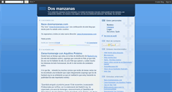 Desktop Screenshot of dosmanzanas.blogspot.com