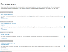 Tablet Screenshot of dosmanzanas.blogspot.com