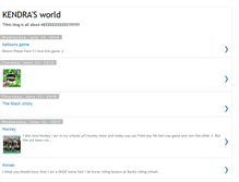 Tablet Screenshot of kendrascoolworld.blogspot.com