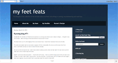 Desktop Screenshot of myfeetfeats.blogspot.com