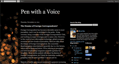 Desktop Screenshot of penwithavoice.blogspot.com