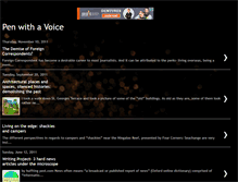 Tablet Screenshot of penwithavoice.blogspot.com