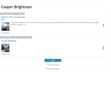 Tablet Screenshot of cooperbrightman.blogspot.com