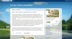 Desktop Screenshot of domacivetrneelektrarny.blogspot.com