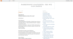 Desktop Screenshot of parkinsonsdance.blogspot.com