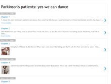 Tablet Screenshot of parkinsonsdance.blogspot.com