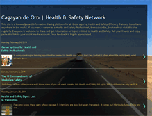 Tablet Screenshot of cagayandeorosafetyhealthnetwork.blogspot.com