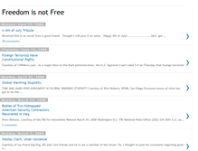 Tablet Screenshot of freedom-is-not-free.blogspot.com