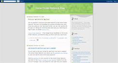Desktop Screenshot of horsefinder.blogspot.com