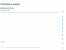 Tablet Screenshot of aigle-vendre.blogspot.com