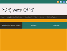Tablet Screenshot of dailyonlinemail.blogspot.com