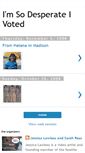 Mobile Screenshot of desperationvoting.blogspot.com