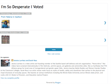 Tablet Screenshot of desperationvoting.blogspot.com