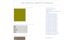 Desktop Screenshot of cssverticalmenus.blogspot.com