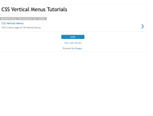 Tablet Screenshot of cssverticalmenus.blogspot.com