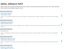 Tablet Screenshot of jurnalispost.blogspot.com
