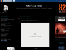 Tablet Screenshot of halloween-2-movie-trailer.blogspot.com