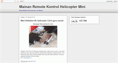 Desktop Screenshot of helicoptermini.blogspot.com