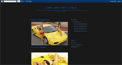 Desktop Screenshot of cars-and-hot-girls.blogspot.com