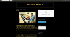 Desktop Screenshot of brandonbascom.blogspot.com