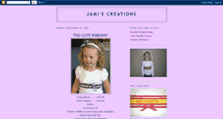 Desktop Screenshot of jamiscreations.blogspot.com