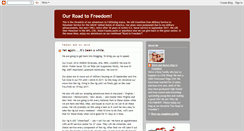 Desktop Screenshot of ourroadtofreedom.blogspot.com