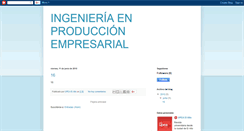 Desktop Screenshot of ingenieriaproduccionempresarial-upea.blogspot.com