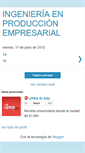 Mobile Screenshot of ingenieriaproduccionempresarial-upea.blogspot.com