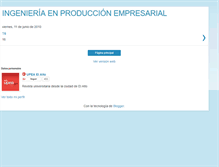 Tablet Screenshot of ingenieriaproduccionempresarial-upea.blogspot.com