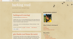 Desktop Screenshot of barkingreed.blogspot.com