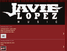 Tablet Screenshot of javielopezmusic.blogspot.com