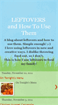 Mobile Screenshot of how-to-use-leftovers.blogspot.com