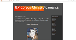 Desktop Screenshot of colegiocorpuschristi.blogspot.com