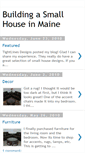 Mobile Screenshot of buildingasmallhouseinmaine.blogspot.com