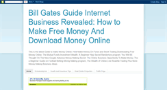 Desktop Screenshot of billgatesguide.blogspot.com