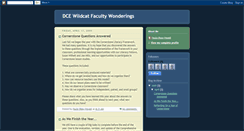 Desktop Screenshot of dcefaculty.blogspot.com