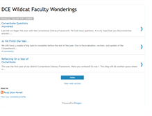 Tablet Screenshot of dcefaculty.blogspot.com