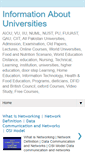 Mobile Screenshot of information-about-universities.blogspot.com