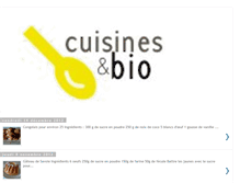 Tablet Screenshot of cuisinesbio.blogspot.com