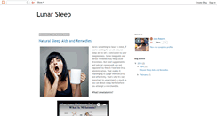 Desktop Screenshot of getlunarsleep.blogspot.com