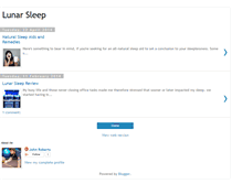 Tablet Screenshot of getlunarsleep.blogspot.com