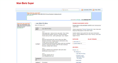 Desktop Screenshot of iklanbarissuper.blogspot.com