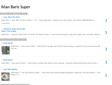 Tablet Screenshot of iklanbarissuper.blogspot.com