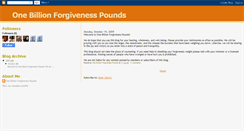 Desktop Screenshot of onebillionforgivenesspounds.blogspot.com