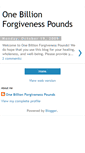 Mobile Screenshot of onebillionforgivenesspounds.blogspot.com