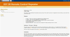 Desktop Screenshot of diyirrepeater.blogspot.com