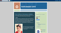 Desktop Screenshot of festivalwatch2010.blogspot.com