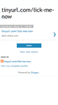 Mobile Screenshot of lick-now.blogspot.com
