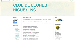 Desktop Screenshot of clubdeleoneshigueyinc.blogspot.com