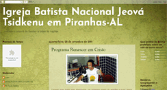 Desktop Screenshot of igrejabatistanacionaljeovatsidkenu.blogspot.com
